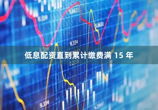 低息配资直到累计缴费满 15 年